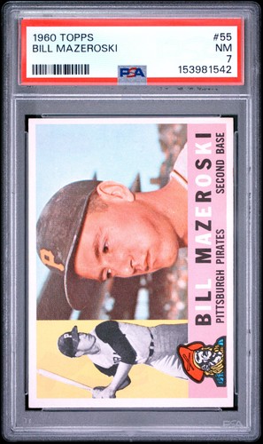 1960 Topps Bill Mazeroski #55 card