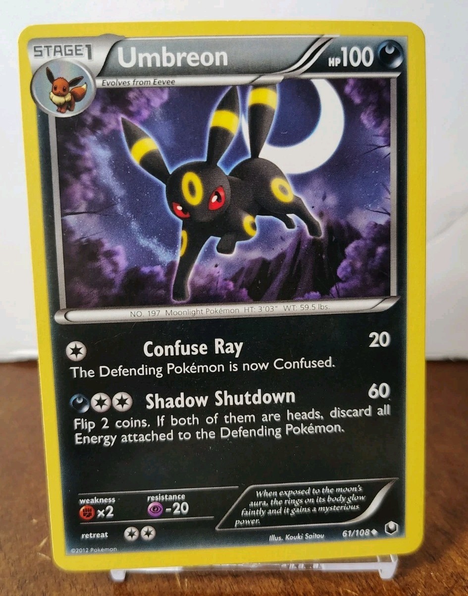POKEMON UMBREON 61/108 UNCOMMON DARK EXPLORERS LP