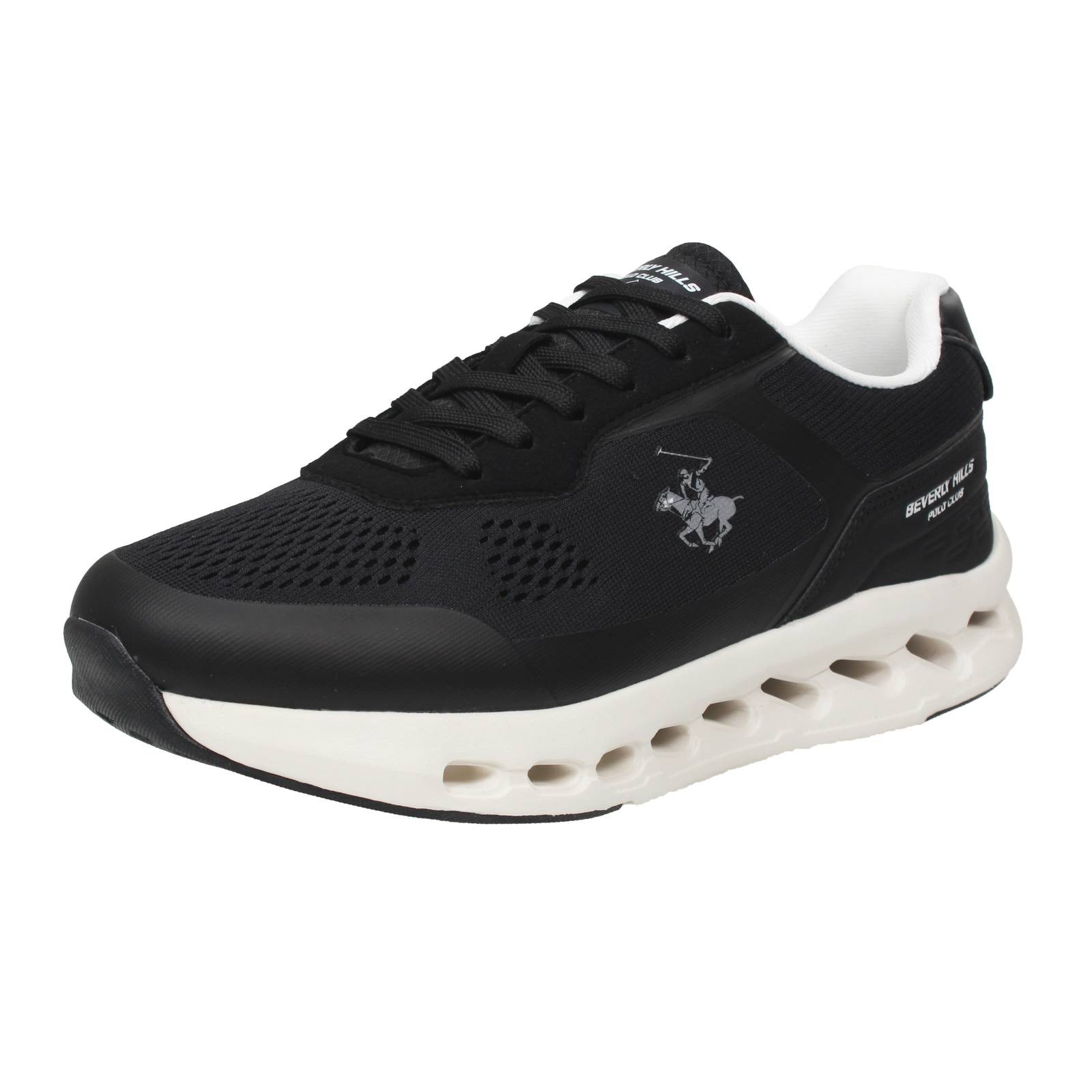 Beverly Hills Polo Club Barclay Msh - Sneaker aus schwarzem Stoff - Gre 44 Herren 10790₽