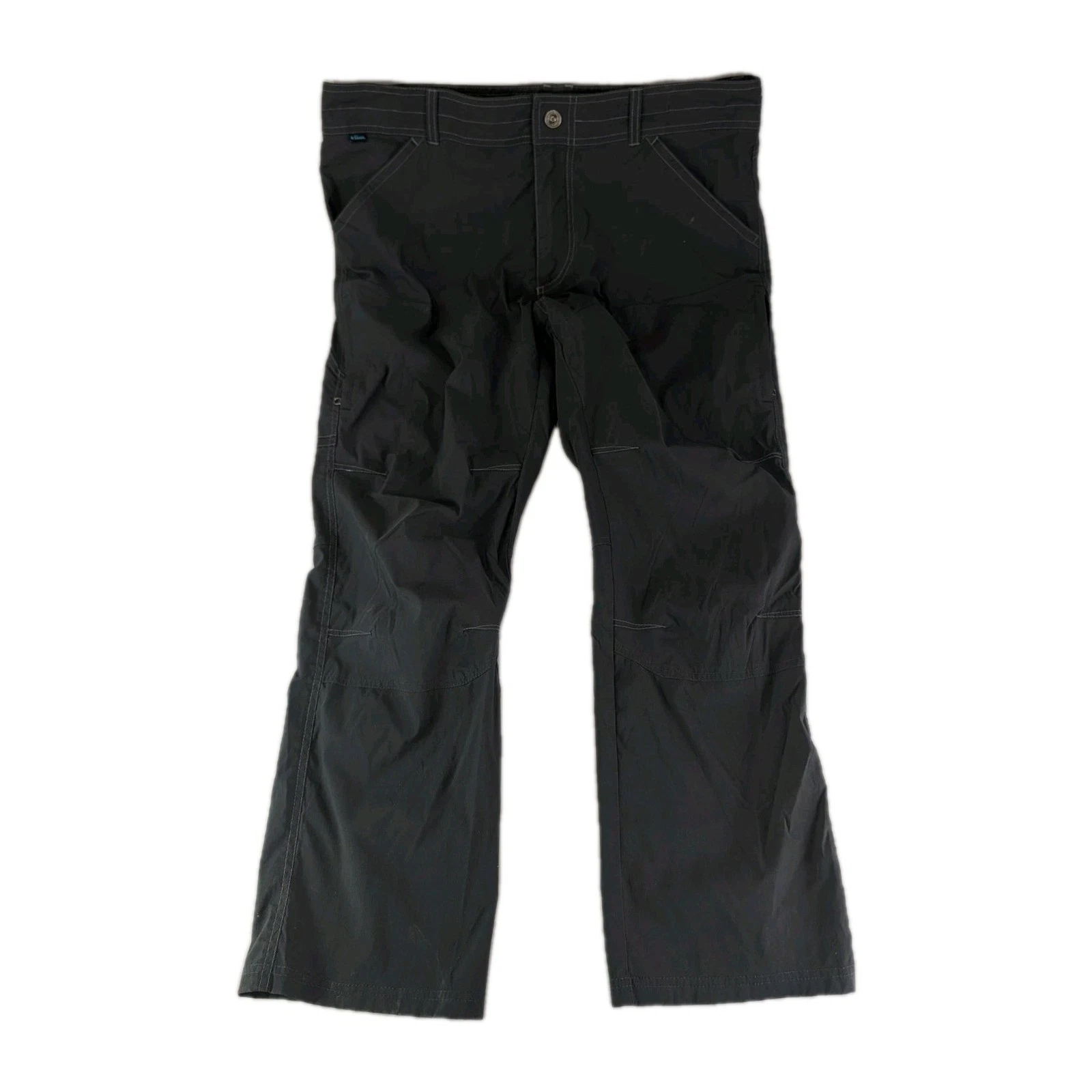 KUHL Hiking Pants Men 38x30 Gray Renegade Stretch Cargo Outdoor Gorpcore