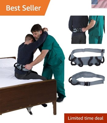 Versatile Patient Lift Belt with Padded Grip - Essential for Home Caregivers