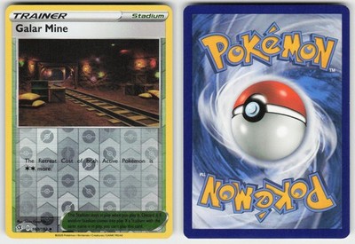 GALAR MINE 160/192 REVERSE HOLO UC REBEL CLASH POKEMON NM