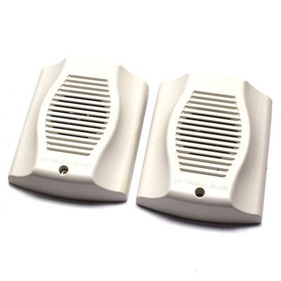 (Lot of 2) System Sensor HW-LF Low Frequency Sounder Strobes 520Hz Square Wave
