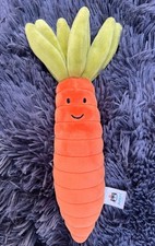 JELLYCAT LONDON VIVACIOUS VEGETABLE CARROT SOFT PLUSH TOY 24CM 