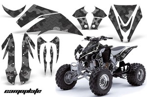 Atv Graphics Kit Quad Decal Sticker Wrap For Kawasaki Kfx450r 08 14 Camo Blk Ebay