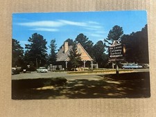 Postcard Pine Mountain GA Georgia Ida Cason Callaway Gardens Entrance Old Cars