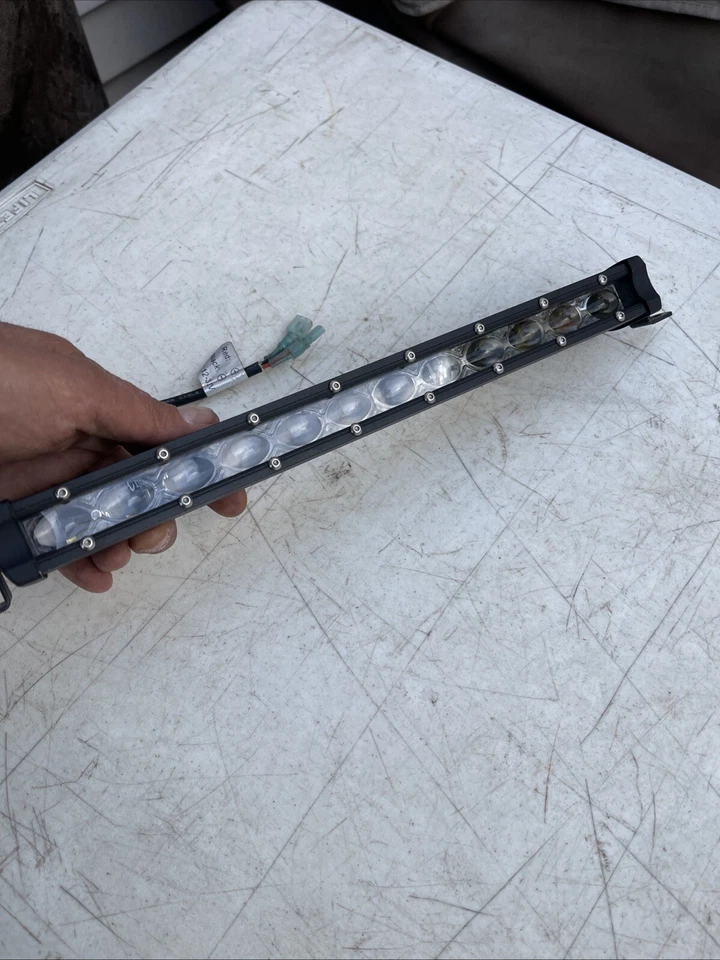 Brite-Lites Single Row LED Light Bar 12 LED 13.5". Used But Working Great - Image 4 of 4