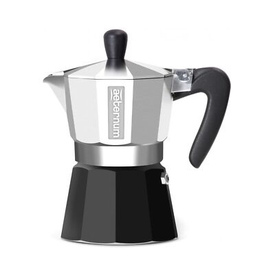 Moka By Bialetti Black Pearl 1,2,3 Tassen Maschine Kaffee Caffè