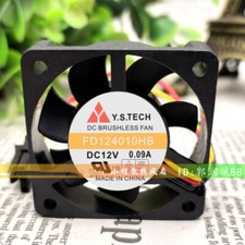 Y.S.TECH FD124010HB 4010 DC 12V 0.09A 4cm Chassis Cooling Industrial Fan Micro
