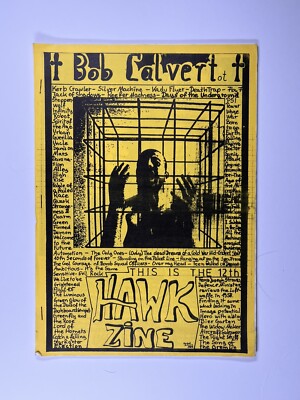 Hawkwind Magazine Hawkzine Issue 12 Bob Calvert German Original 45 Pages 1988