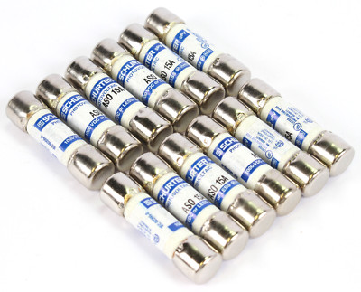 (Lot of 12) Schurter Photovoltaic / Solar Fuse 15A 1000VDC ASO 15A