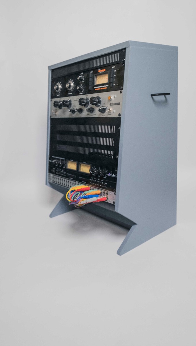 12U Studio Rack in Blue with handles | eBay 12U Studio Rack in Blue with handles | eBay