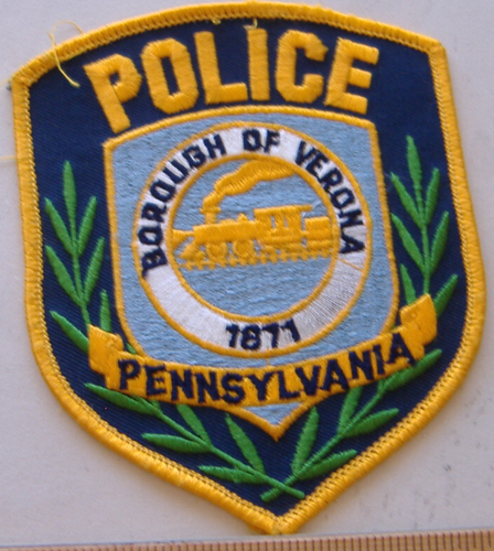 VERONA POLICE PATCH PENNSYLVANIA FABRIC