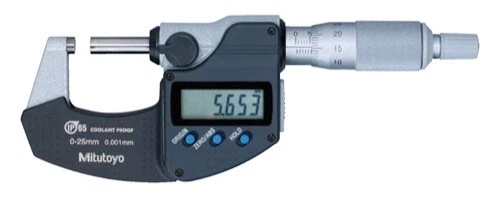 Mitutoyo 293-230-30 Coolant Proof Digimatic Micrometer 0-25 mm SPC Output