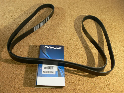 LAND ROVER DRIVE BELT LR4 RANGE ROVER SPORT 10-13 2.7L & 3.0L DIESE NEW LR013697 - Picture 2 of 5