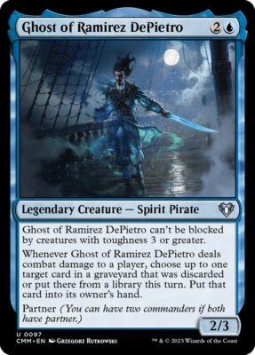 MTG Ghost of Ramirez DePietro (97/1173) Commander Masters LP