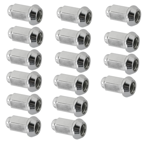 STI Tapered Lug Nut 3/8" with 14mm Head Chrome (16 Pack) for Polaris