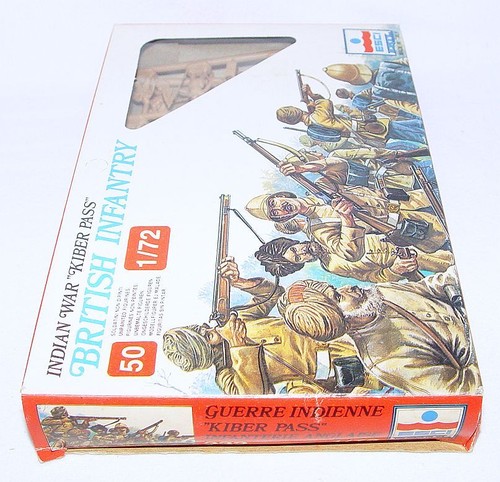 Esci Italy 1:72 BRITISH INDIAN WAR INFANTRY Unp. Soldier Figure Kit Set #232 MIB - Picture 6 of 6
