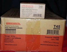 1 3/4" 16 Gauge Galv. Straight Finish Nails (2,500/Bx) (Case Qty of 12)