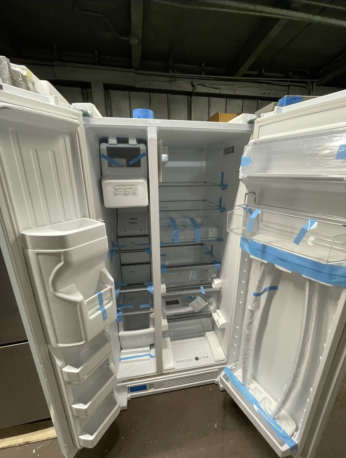 Whirlpool WRS321SDHW 21.4 cu. ft. Side by Side Refrigerator White eBay