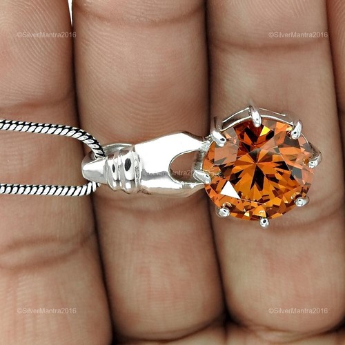 Zircone Cubico Gemma Argento Sterling Sister Dicembre Fidanzamento Boho Ciondolo - Foto 4 di 7