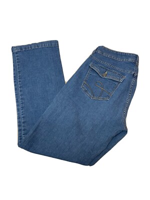 Riders by Lee Women's Jeans Size 10M Approx 29x30.5 Boot Leg Blue Denim