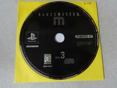 Namco Museum (Vol. 3) Sony Playstation One PS1 PSX Game Disc Only Free Ship