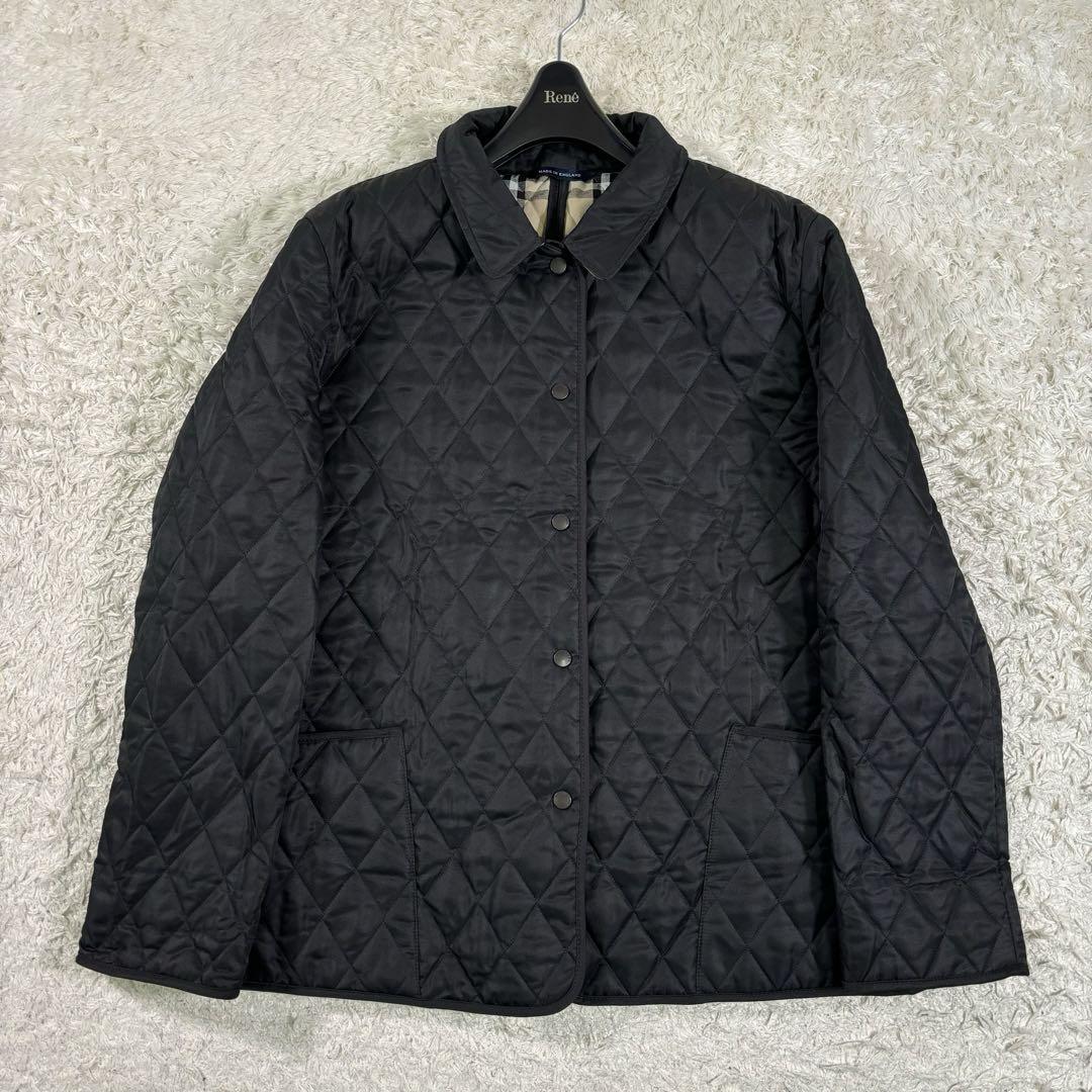 Vintage Burberry Nova Check Lined Quilted Jacket Womens Size L