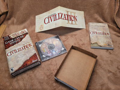 Sid Meier's Civilization III for PC Video Game of the Year Edition Sealed CD
