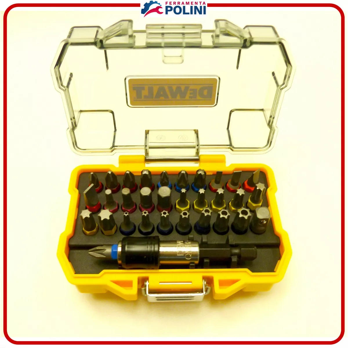 DEWALT DT7969 QZ KIT 32 PEZZI SERIE INSERTI ADATTATORE MAGNETICO