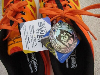 Skechers x Snoop Dogg GO RUN Swirl Tech Dizzie Orange - Size 11 | eBay