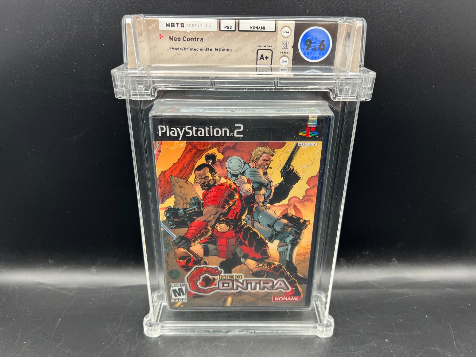 Neo Contra PS2 WATA 9.6 A+ SCELLÉ D'ORIGINE ÉTAT MINT VGA