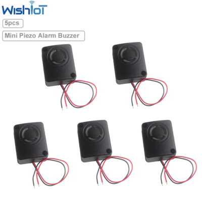 5pcs Mini Piezo Alarm Siren 110dB (6-15VDC) Anti Theft Active Buzzer High Pitch