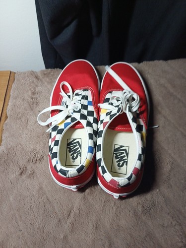 Tablero de ajedrez rojo Vans Old Skool (721356) entrenadores de parte baja talla Reino Unido 5, 38 euros - Imagen 11 de 15