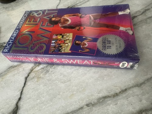 Richard Simmons TONE and SWEAT Fitness & Exercise NEW Sealed! VHS Tape - Imagen 2 de 5