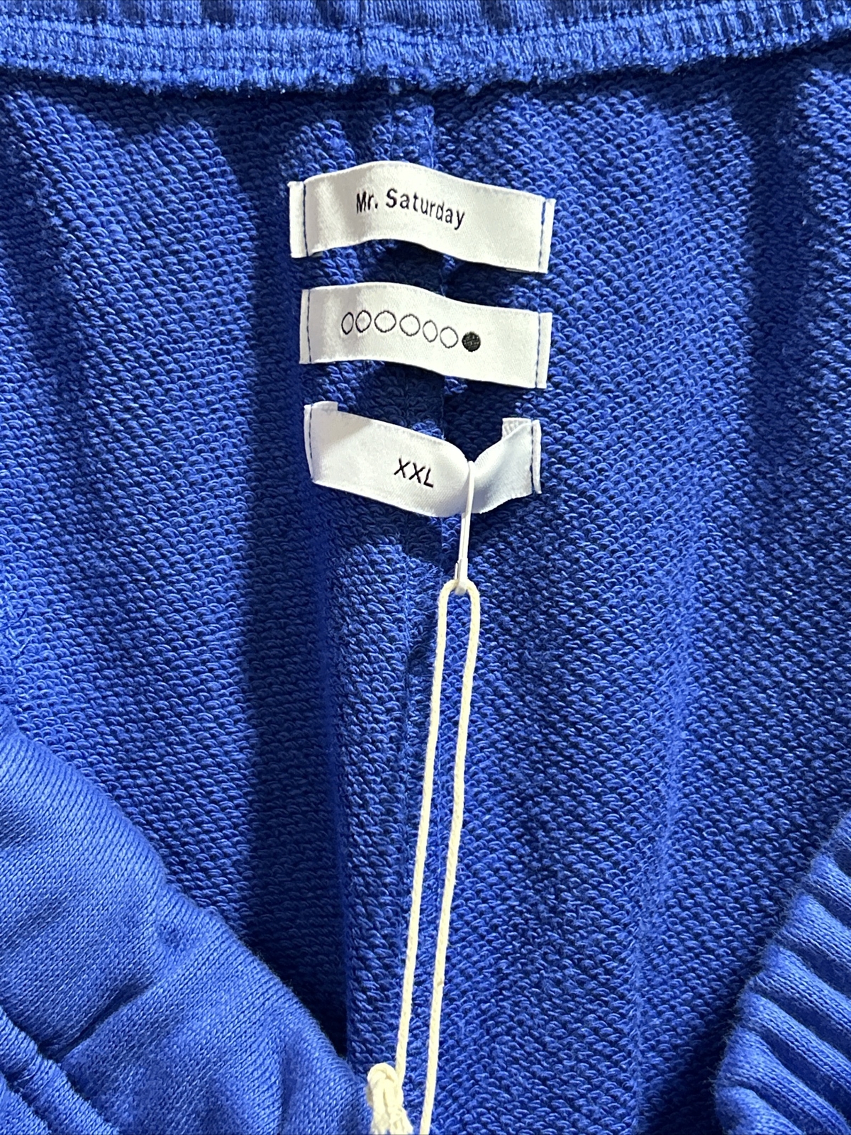 Mr. Saturday - Dada Check Blue Sweatpants - Size Extra Large