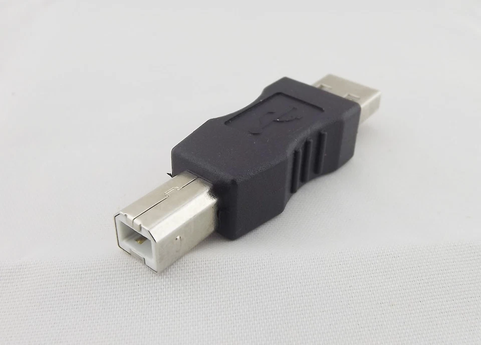 10pcs USB 2.0 A Male To B Male Printer Scanner Port Converter Adapter Connector - Image 2 of 4