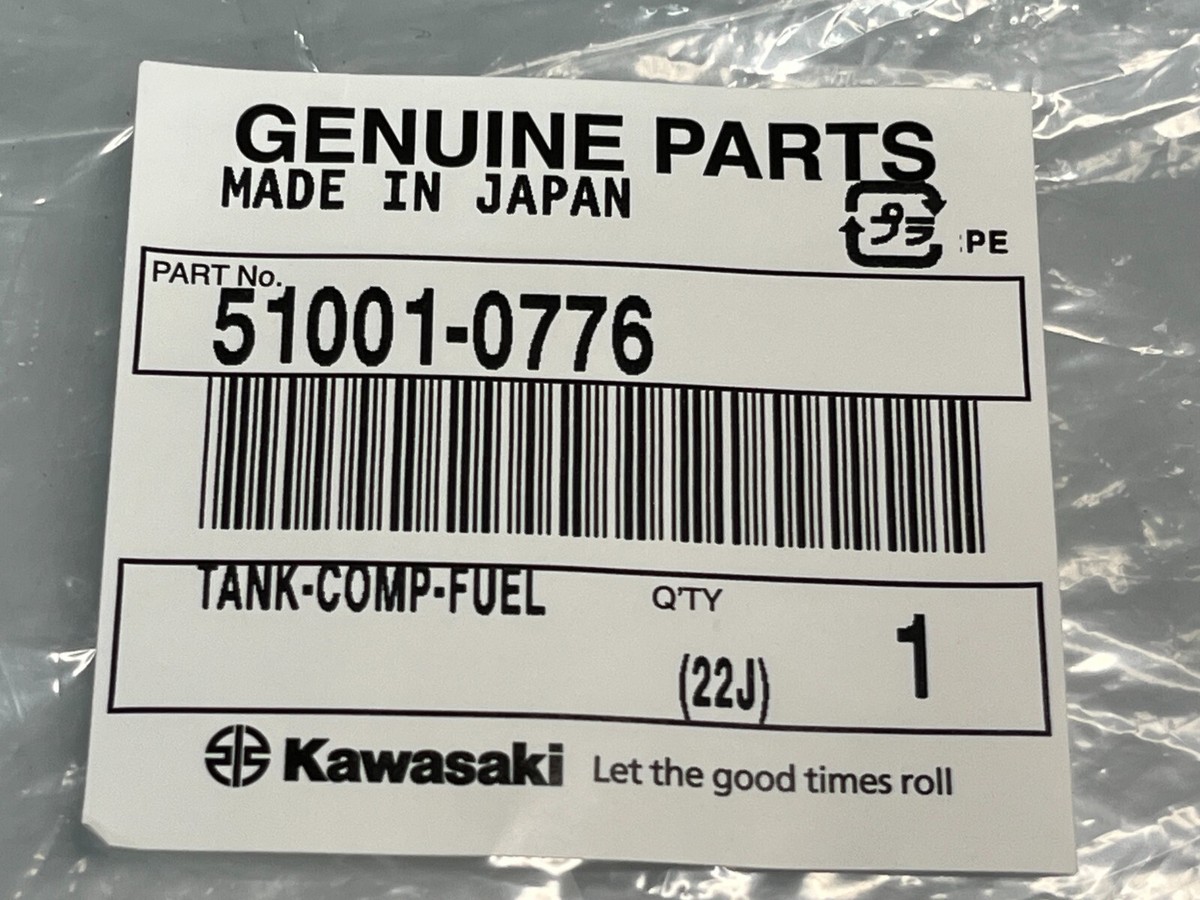 2014-2024 KAWASAKI KX85 New 51001-0776 GAS TANK FUEL PETCOCK 2014-2024 KAWASAKI KX85 New 51001-0776 GAS TANK FUEL PETCOCK