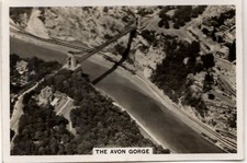00415 Britain From The Air Senior Service Cigarette Card,1939, Avon Gorge