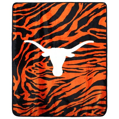 Texas Longhorns Raschel Throw Blanket, 60 in by 50 in
