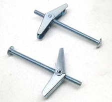 (6-pack) 3/16 x 3" Round Head Toggle Bolt Wall Anchor