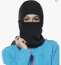 Windproof Fleece Neck Winter Warm Balaclava Ski Full Face Mask for Cold Weather