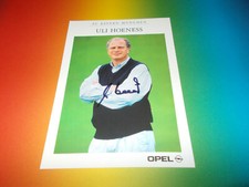 Uli Hoeness Bayern München signed signiert autograph Autogramm Autogrammkarte