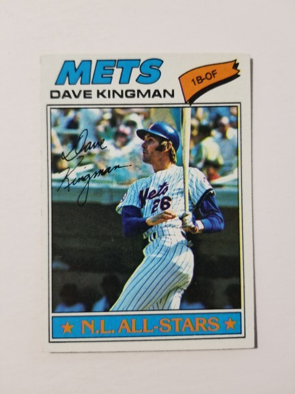 DAVE KINGMAN 1977 TOPPS BASEBALL CARD #500 NEW YORK METS | eBay