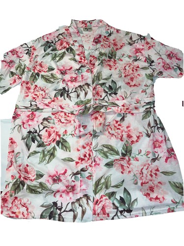 Show Me Your Mumu Brie ROBE Garden Of Blooms PINK floral Belt Short Coquette S - Picture 4 of 11