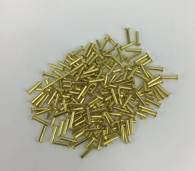 QTY 200 WURTH TUBULAR RIVET BRASS C-250321 FREE SHIPPING