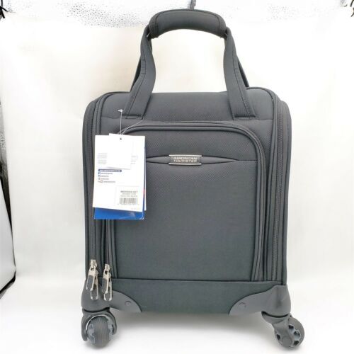 blue american tourister Soft Collapsible Duffle Bag Carry On 24' wheels |  eBay
