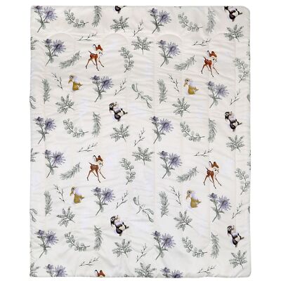 Bambi Disney Kinderdecke, Mint-Creme Decke 120x150cm, OEKO-TEX
