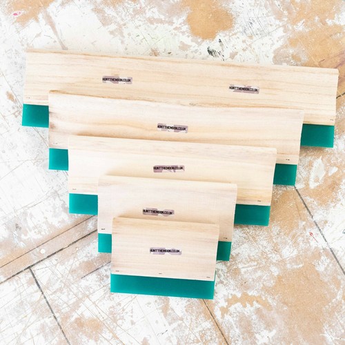Hunt The Moon Value Wooden Squeegee Green 75 Shore Blade Choose