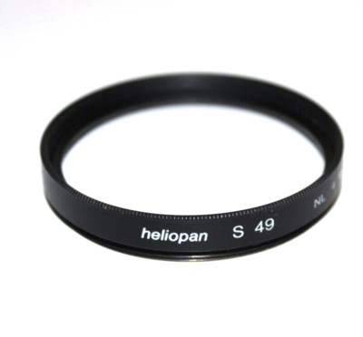 Heliopan Filter Linse 49mm S 49 NL 4 Nahlinse Close-up Objektiv Zubehör (#1786)
